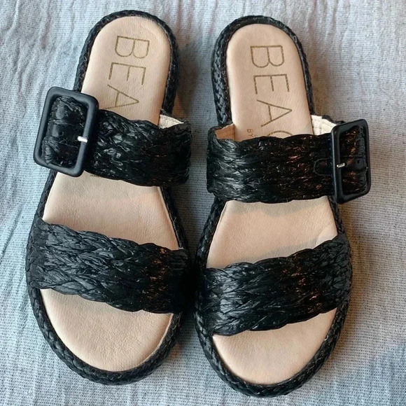 Beach by Matisse Key West Black Sandals - Picture 1 of 6